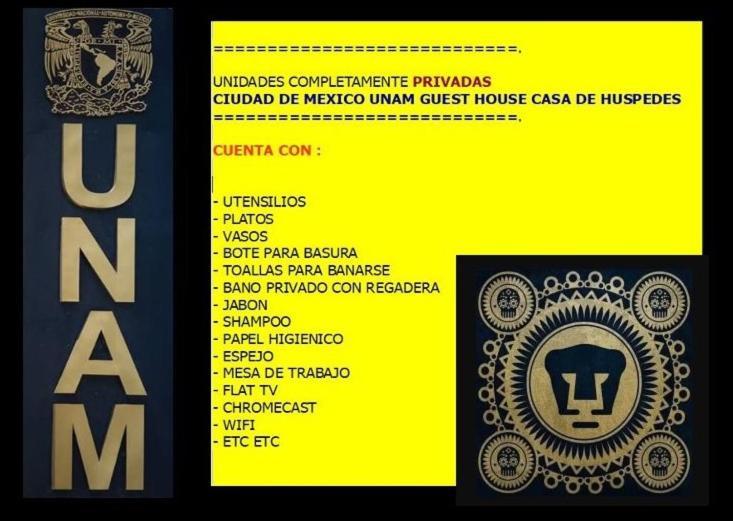 Ciudad De Unam Casa De Huespedes * Mexico City